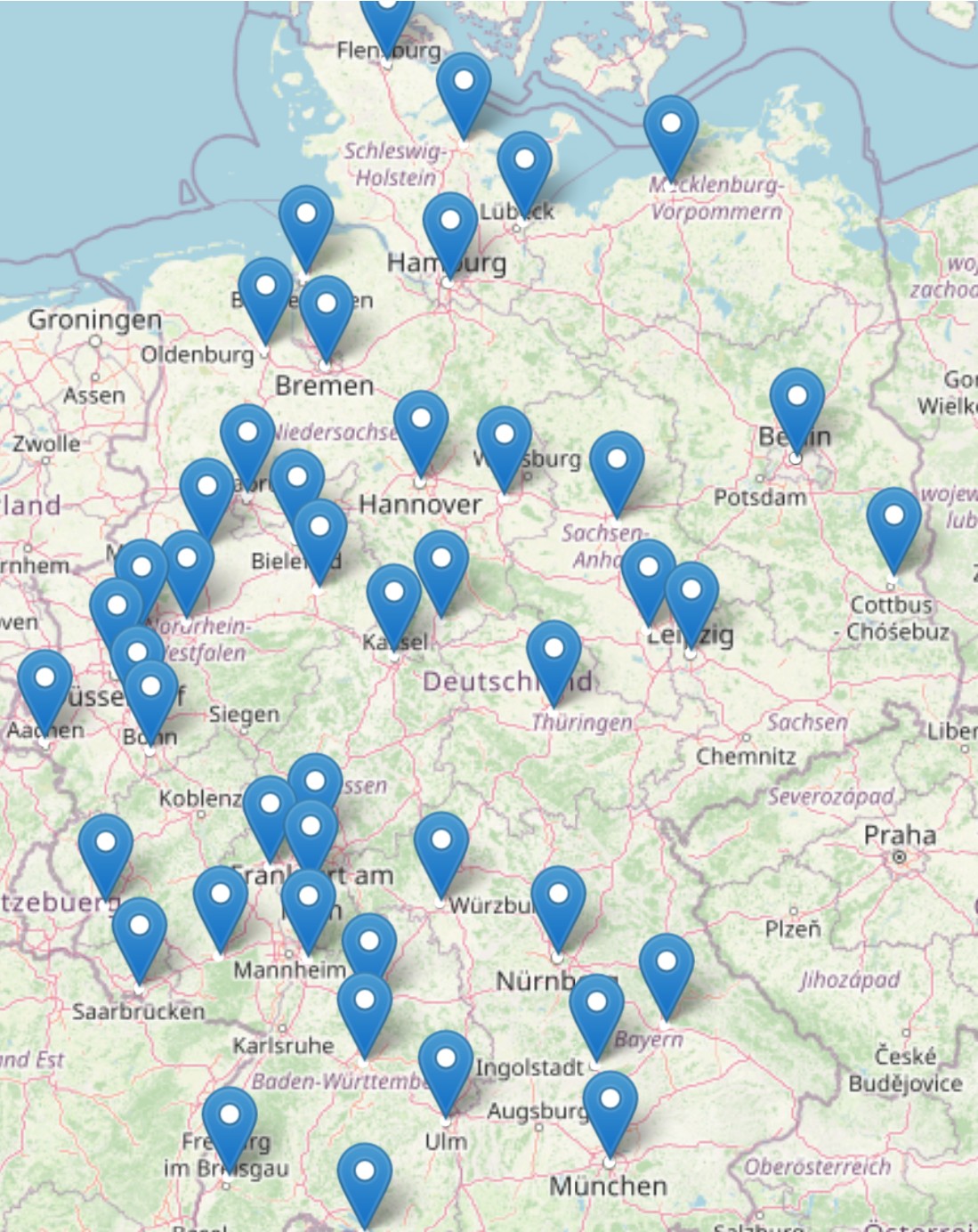 locations