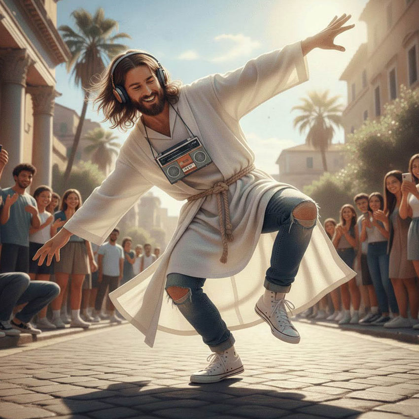 silent-disco-jesus-dancing-in-the-street-first-ever-silent-disco
